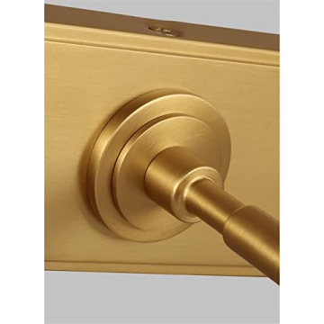 Kenyon Picture Light - Adjustable Burnished Brass Finish