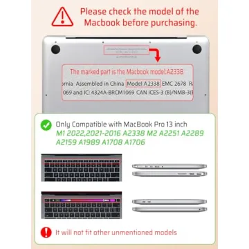 Stylish Seorsok MacBook Pro 13 inch Case for Protection