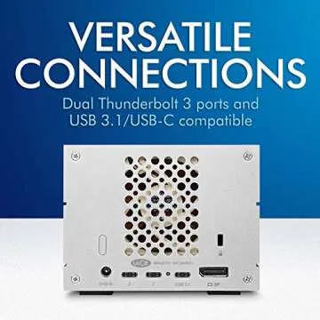 LaCie 2big Dock RAID 20TB External Hard Drive for Creative Use