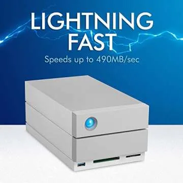LaCie 2big Dock RAID 20TB External Hard Drive for Creative Use