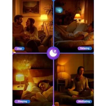 JandCase Amber Light Bulbs for Better Sleep and Eye Care