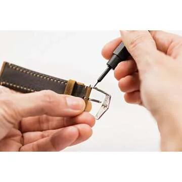 Hirsch Andy Calf Watch Strap - Premium Black Performance Band