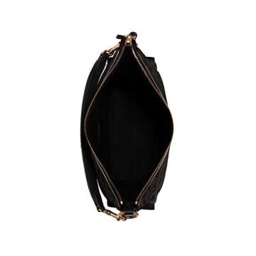 Coach Pennie Shoulder Bag In Signature Canvas Black/Brown