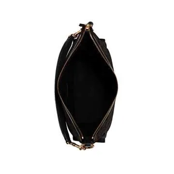 Coach Pennie Shoulder Bag In Signature Canvas Black/Brown