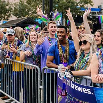 YAHPERN Mardi Gras Headbands for Women Mask Fleur De Lis Hairband Carnival Feather Headwear Mardi Gras Hair Accessory Gifts