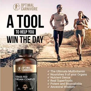 Optimal Carnivore Beef Organ Supplement - Nutrient Dense Support