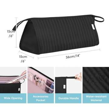 Lexeeco Dyson Air wrap Travel Case for Hair Tools