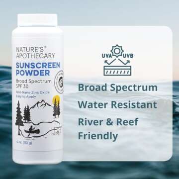 Eco-Friendly Non Nano Zinc Oxide Sunscreen Powder SPF 30