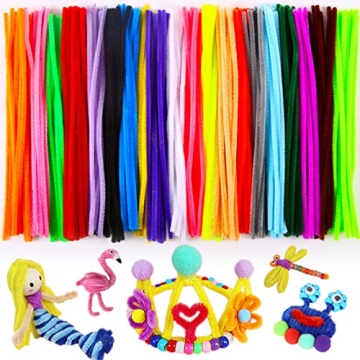 Durable Multi-Color Pipe Cleaners for Creative Crafts