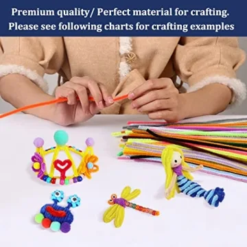 Durable Multi-Color Pipe Cleaners for Creative Crafts