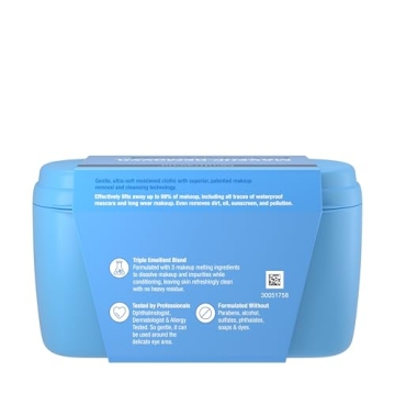 Neutrogena Makeup Remover Wipes - Gentle, Effective Cleansing Towelettes