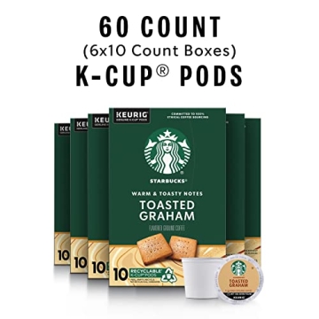 Starbucks Toasted Graham K-Cup Coffee Pods 60 Count