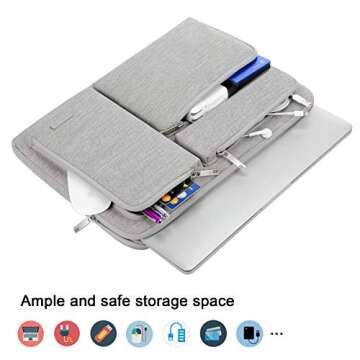 Lacdo 360° Protective Laptop Sleeve for 16 inch MacBook Pro