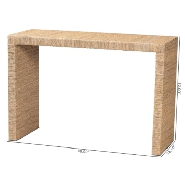 Bali & Pari Colandra Console Table: Elegant & Unique