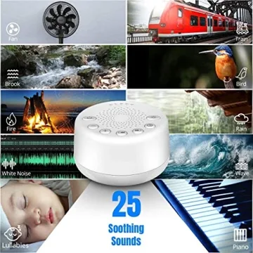 Easysleep Sound Machine with 25 Soothing Sounds