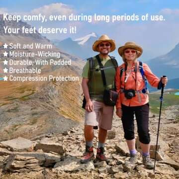 CWVLC Hiking Crew Socks - Comfort for Outdoor Adventures