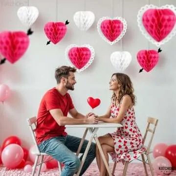 KatchOn Valentine's Day Decorations - Reusable Heart Decor