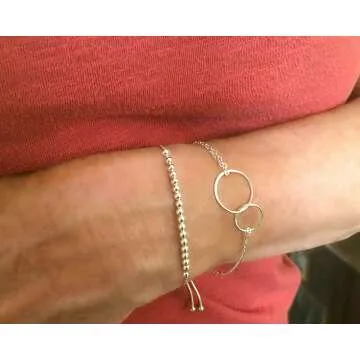 Sterling Silver 18th Birthday Gift Bracelet for Girls