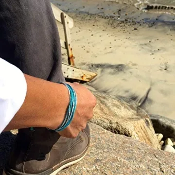 Rumi Sumaq Aqua Bracelet - Adjustable Beach Surf Jewelry