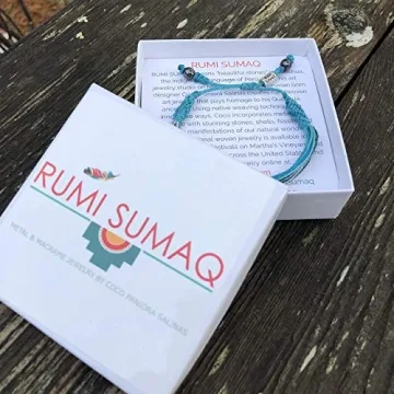 Rumi Sumaq Aqua Bracelet - Adjustable Beach Surf Jewelry