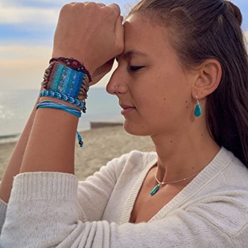 Rumi Sumaq Aqua Bracelet - Adjustable Beach Surf Jewelry