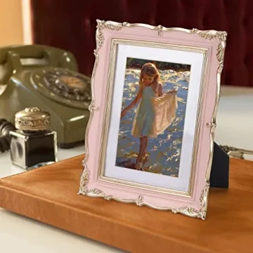 Elegant PHAREGE 5x7 Vintage Picture Frame for All Occasions
