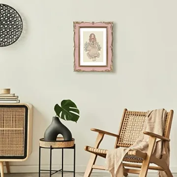 Elegant PHAREGE 5x7 Vintage Picture Frame for All Occasions