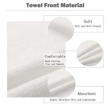 oFloral Hand Towels - Cotton Washcloths with Vibrant Designs