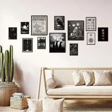 Witchy Home Decor - Vintage Gothic Aesthetic Set