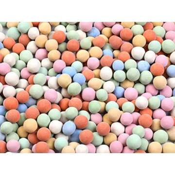JIEJE 6 Pounds Clay Pebbles, Clay Balls for Plants, Hydroponic Growing, Gardening, Orchids, Top Dres...