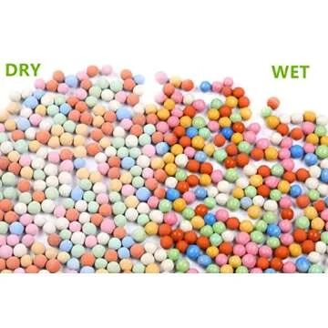 JIEJE 6 Pounds Clay Pebbles, Clay Balls for Plants, Hydroponic Growing, Gardening, Orchids, Top Dressing