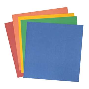 ColorBok 68207A Smooth Cardstock Paper Pad - Vibrant Primary Colors for Endless Creativity