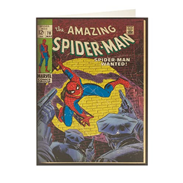 Retro Spider-Man Birthday Card for Marvel Fans