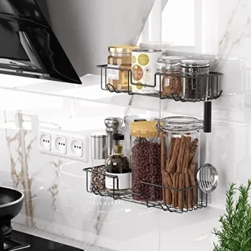 AmazerBath No-Drill Shower Shelf Rustproof Stainless Steel 2 Pack