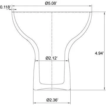Chefcaptain Stemless Margarita Glasses Set of 4, 16oz XL for Frozen Cocktail, Mixed Drinks, Martini, Lead-Free Wine Glasses Set, Thick Solid Clear Glass Cups-