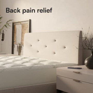 Bamboo Viscose Mattress Topper for Cooling & Back Pain Relief