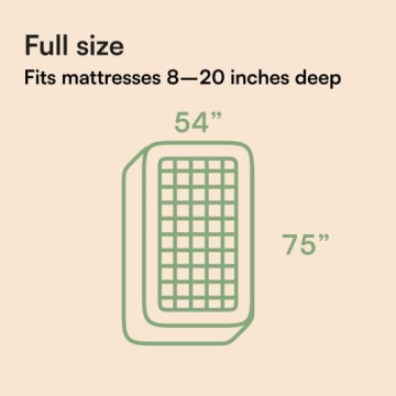 Bamboo Viscose Mattress Topper for Cooling & Back Pain Relief