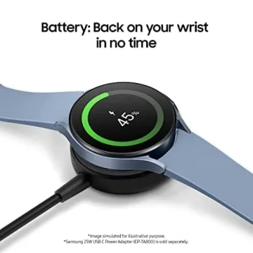 Samsung Galaxy Watch 5 40mm LTE Silver & Purple Band