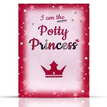Princess Potty Training Chart with Magnetic Rewards