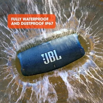 JBL CHARGE 5 - Portable Waterproof (IP67) Bluetooth Speaker with Powerbank USB Charge out, 20 hours playtime, JBL Partyboost (Grey)
