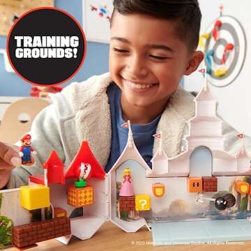 Mario Mushroom Kingdom Castle Playset for Kids