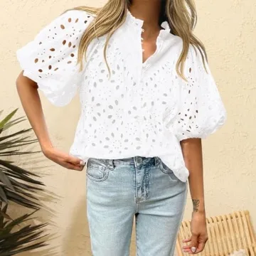Elegant Eyelet Tops for Women – Summer Blouse Essentials