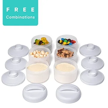 Termichy Stackable Formula Dispenser - Safe Portable Feeding