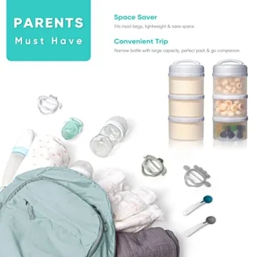 Termichy Stackable Formula Dispenser - Safe Portable Feeding