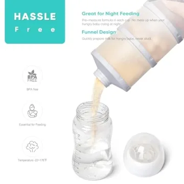 Termichy Stackable Formula Dispenser - Safe Portable Feeding