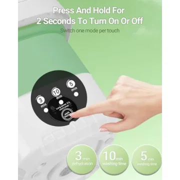 NISHCON Portable Washing Machine 11L Compact Mini Washer