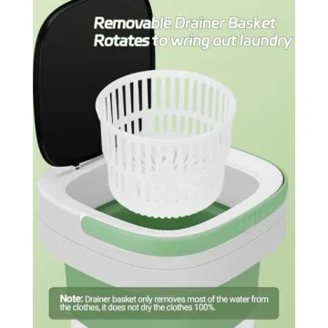 NISHCON Portable Washing Machine 11L Compact Mini Washer