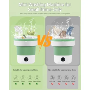 NISHCON Portable Washing Machine 11L Compact Mini Washer