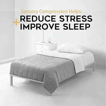 YnM Velvety Sherpa Weighted Blanket for Ultimate Comfort