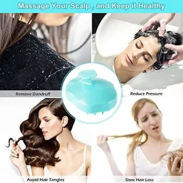 Sofmild Shampoo Brush Scalp Massager for All Hair Types